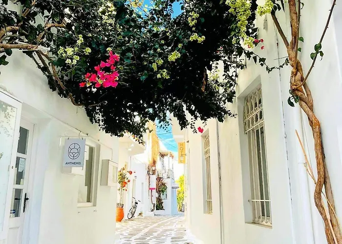 Charming Maison With Terrace, Parikia Center Ferienhaus Páros