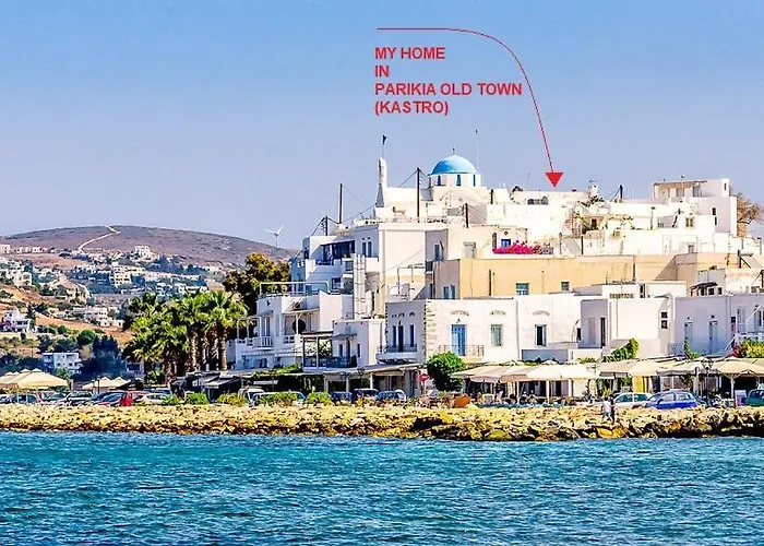 Ferienhaus Charming Maison With Terrace, Parikia Center